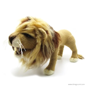 Lion - amigurumi crochet pattern from Dinegurumi - direct download - PDF in german and english