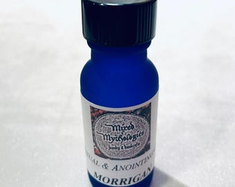 Morrigan Deity Ritual and Anointing Oil - Irish goddess, chooser of the slain
