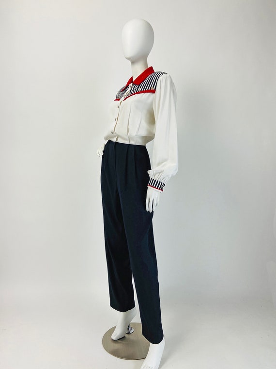 Vintage 80s 90s Jumpsuit, Long Sleeve Jumpsuit, W… - image 6