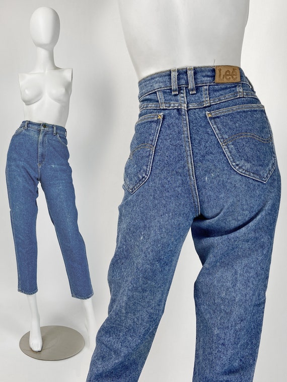 Vintage 80s Mom Jeans, Lee Jeans Vintage, High Wa… - image 2