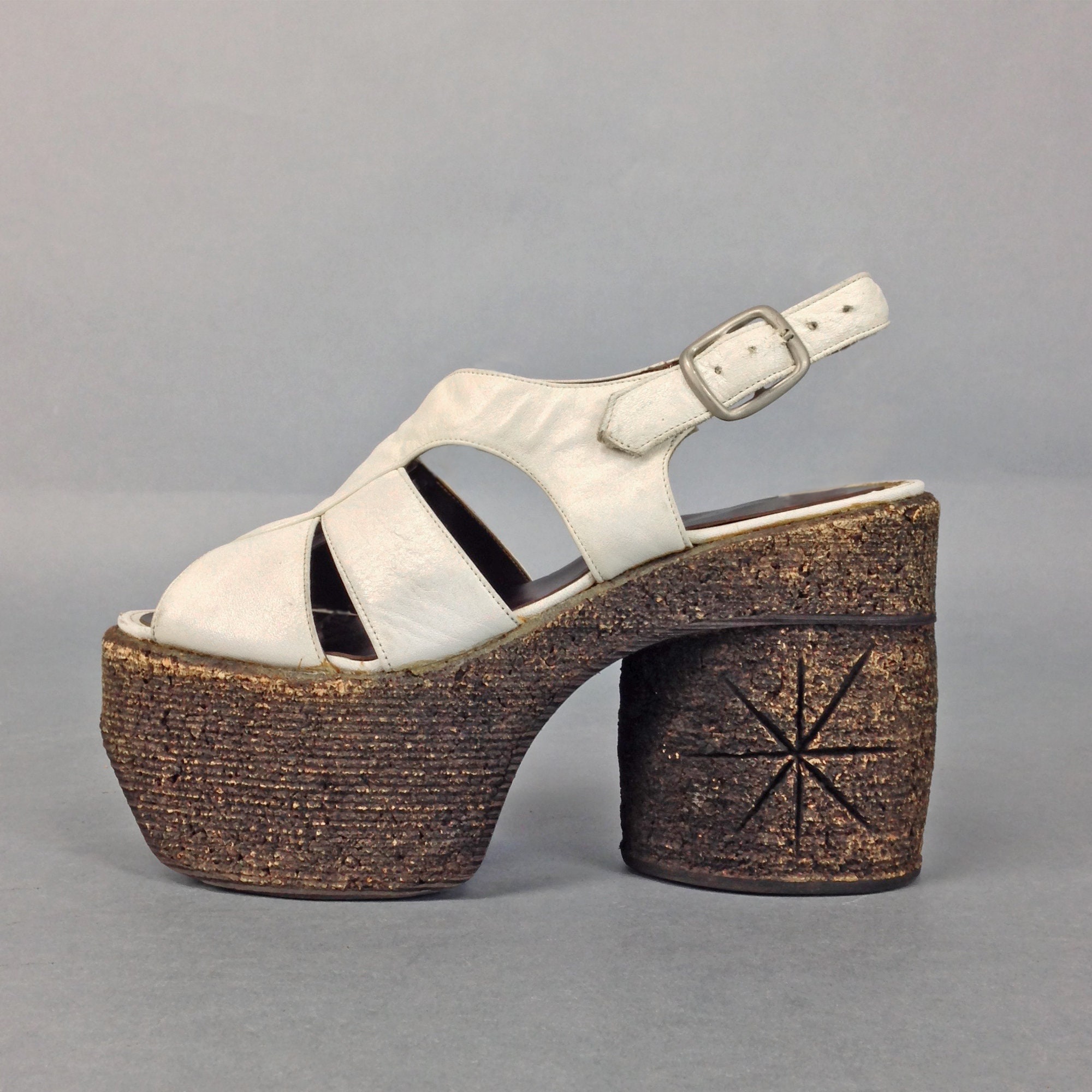 70s platform sandals