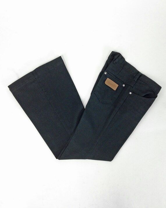 Vintage 70s Bell Bottom Wrangler Jeans, Low Rise B