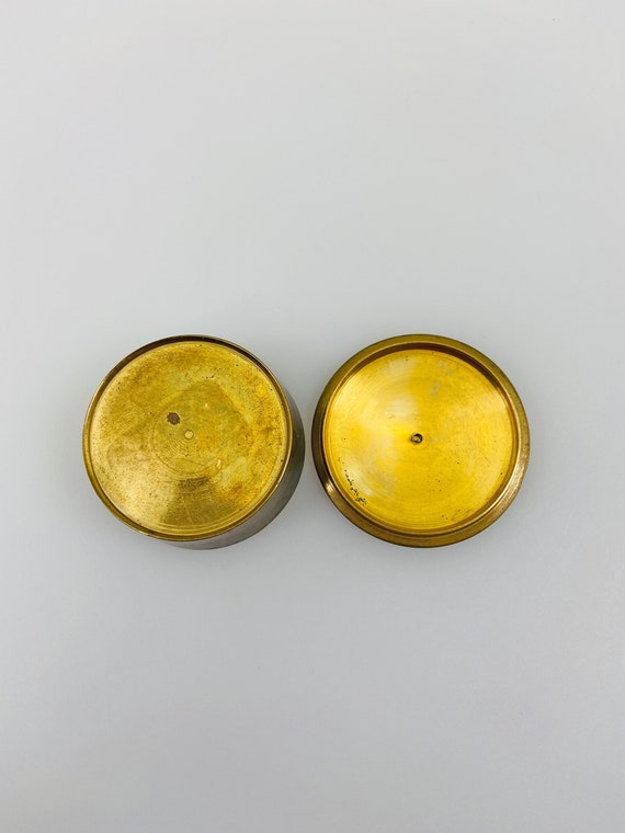 Vintage cloisonne box small round pill box small je gem