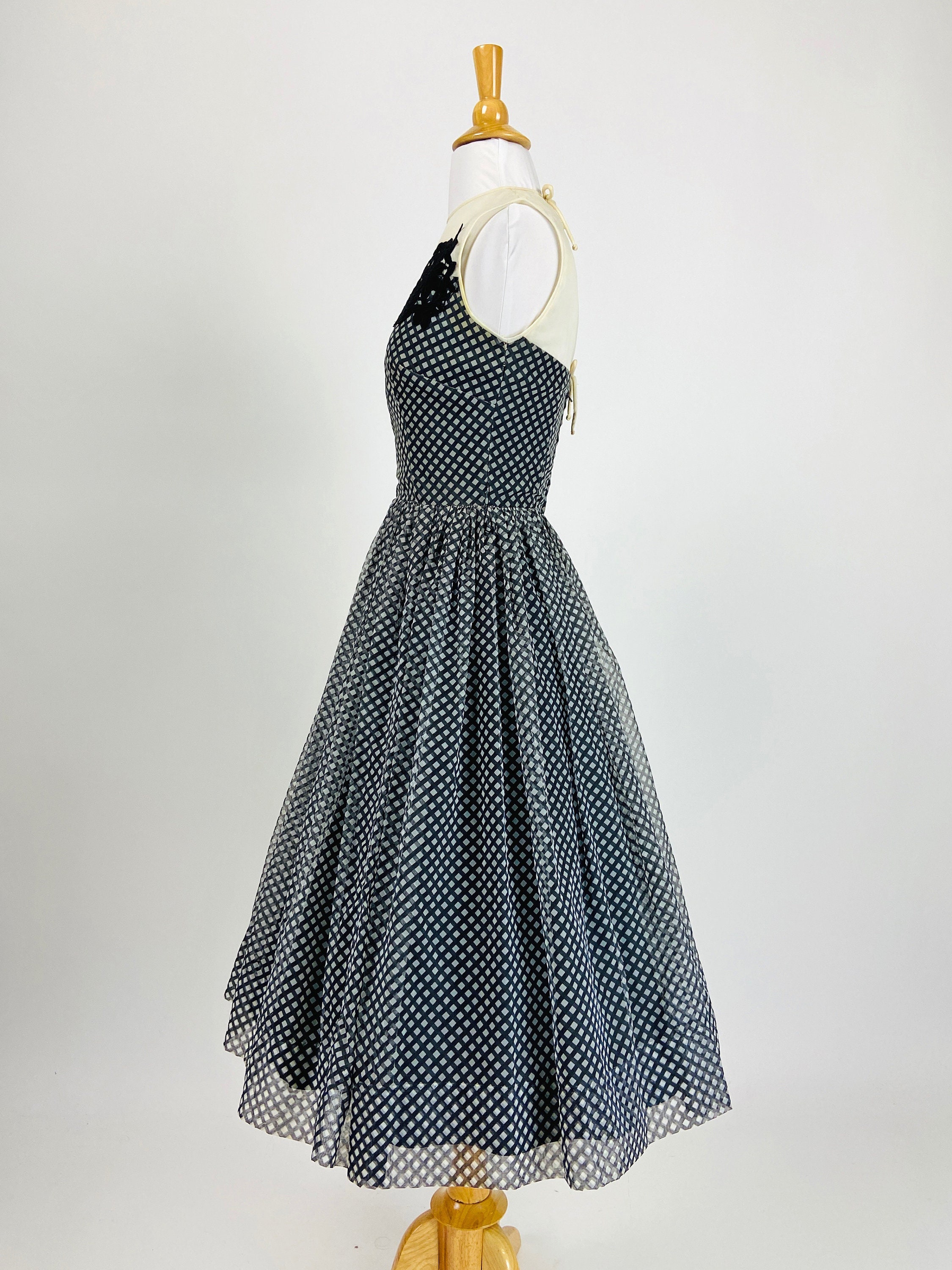 Vintage 50s Cocktail Dress Pinup Dress Rockabilly Dress 60s | Etsy