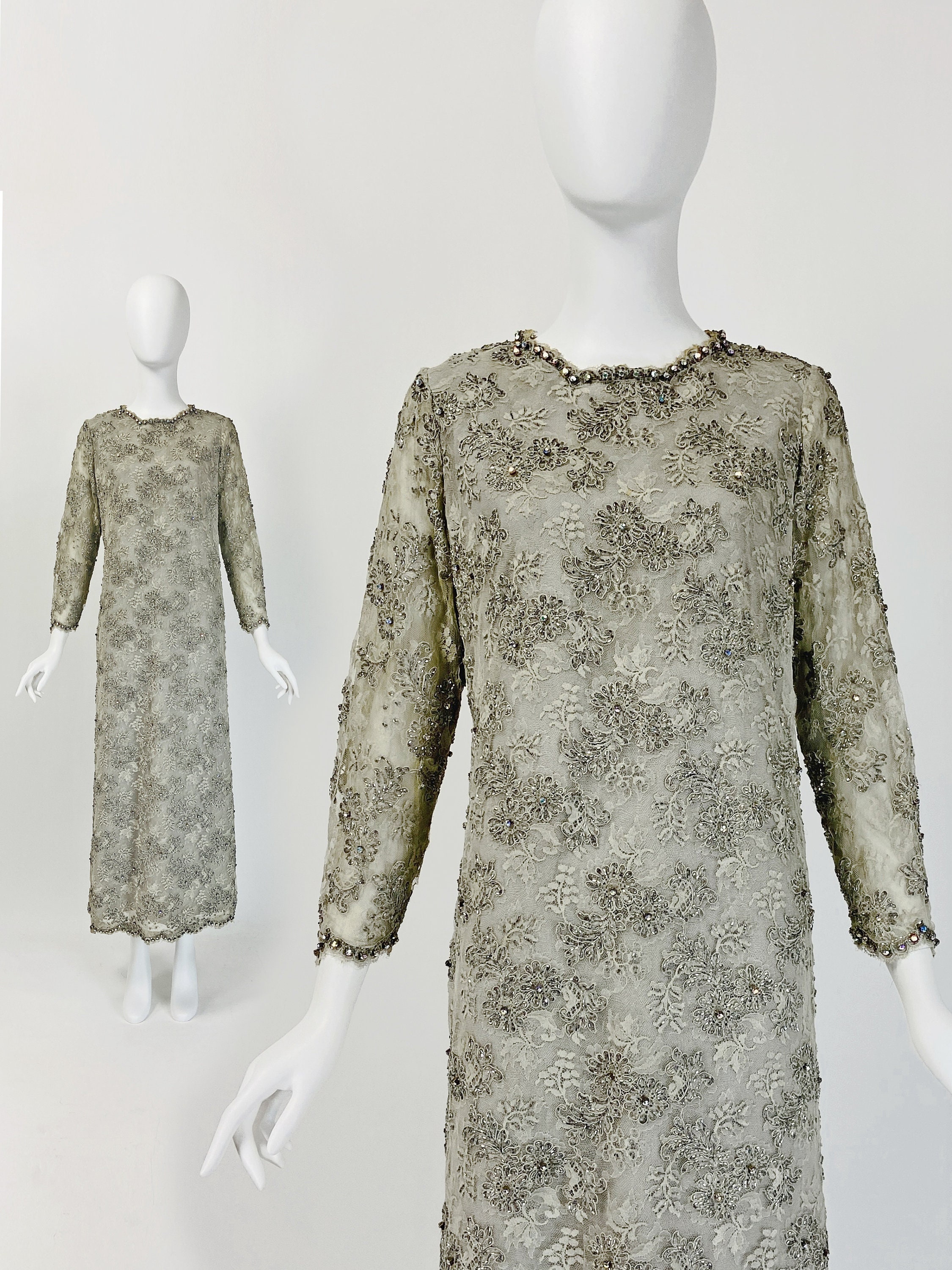 Vintage 60s Evening Gown 60s Formal 