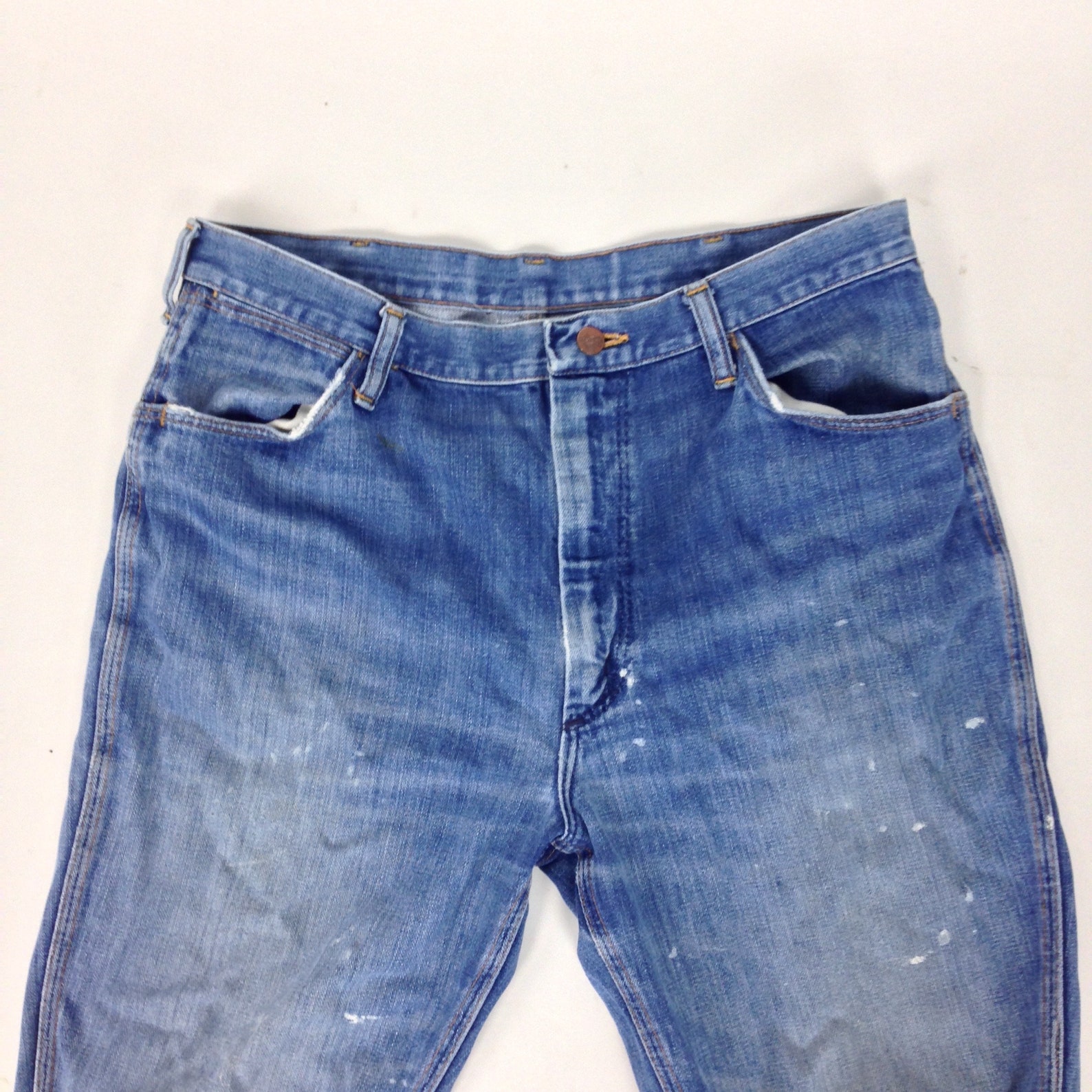 34x31 Mens Vintage 70s Jeans Hipster Jeans Destroyed Jeans Etsy