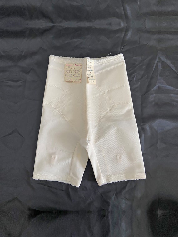 Vintage New Playtex Double Diamonds Firm Open Bottom Girdle With 6