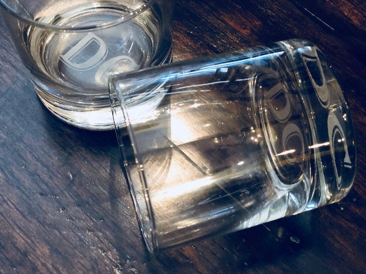 Personalized Whiskey Glass Bottom of Glass Engraved Glass Etsy