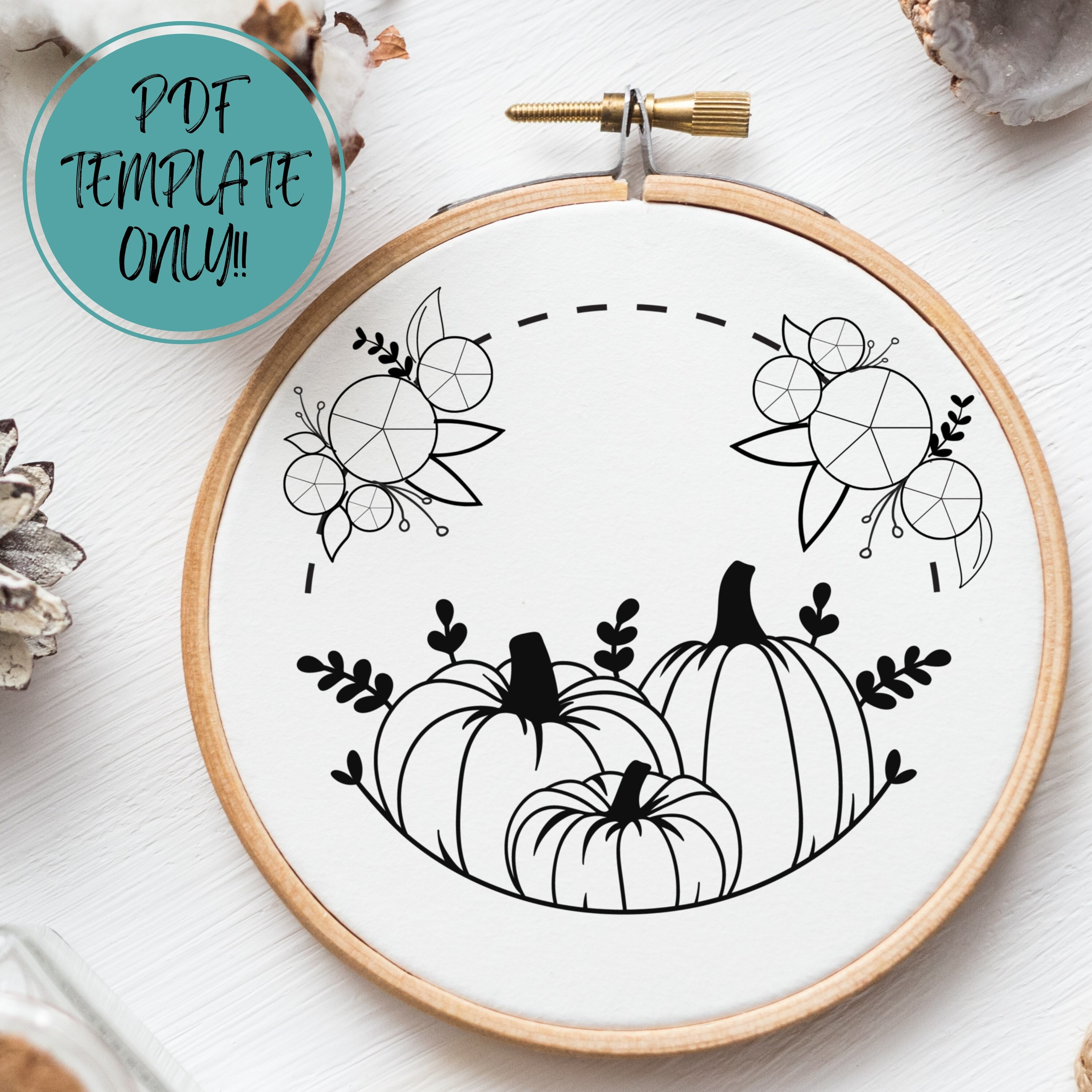 PDF Pattern Template ONLY - Hand Embroidery Pattern Template - Etsy