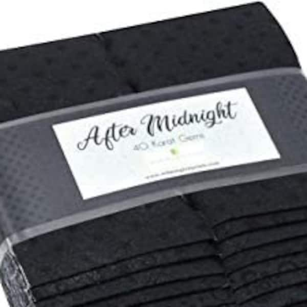 After Midnight By Wilmington Prints  - 40  2.5" strips from various Essentials Line 100% Quilting Weight Cotton