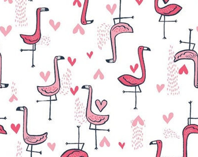 Flamingos  by Dear Stella   - 1765   100% cotton 44/45" wide fabric