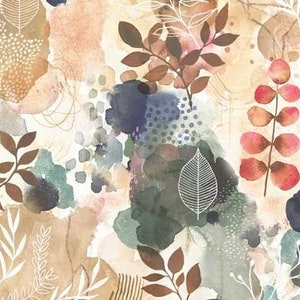 Serene Nature Floral by P&B Textiles 05097-MU 2023 Harvest Moon Shop Hop