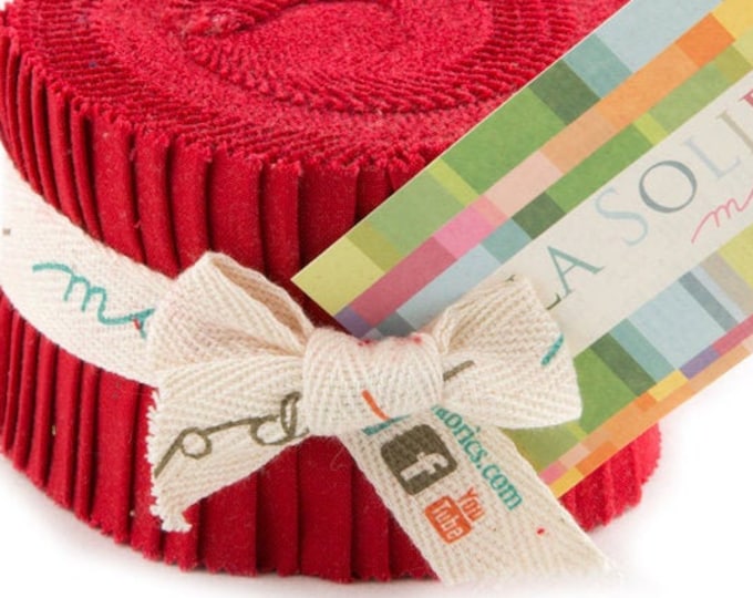 Red Junior Jelly Roll by Moda  - 20  2.5" strips 100% cotton