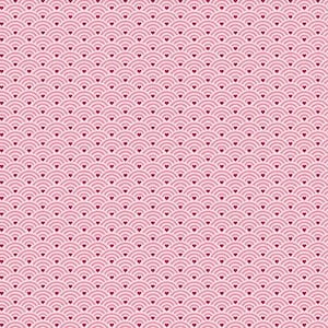 Pink Scallops Cotton Fabric: Mint For You, Riley Blake
