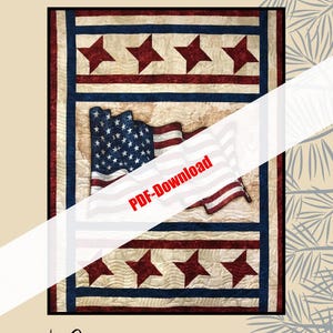 Pride - Un modello di pannello di Sugar Pine Quilt Designs per Villa Rosa Designs 53x70 PDF DOWNLOAD SOLO