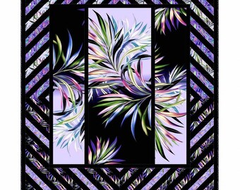 Pinetree Country Quilts の Posh Palms パネル パターン 50x56 パターンのみ