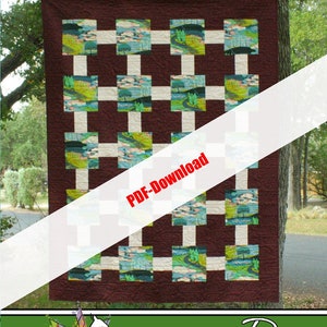 DOWNLOAD PDF - Gridwork a Running Doe Pattern di Villa Rosa Designs Solo modello 55x67