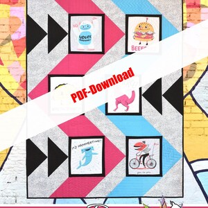 SCARICA PDF Bounce - Trapunte Running Doe per Villa Rosa Designs Solo modello 49x65