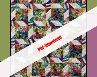 Around The Town - Villa Rosa Designs 44x55 パターンのみ PDF ダウンロード