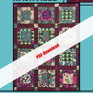 Nashville - Un modello Fat Quarter di Pat Fryer per Villa Rosa Designs 40x53 SOLO MODELLO PDF