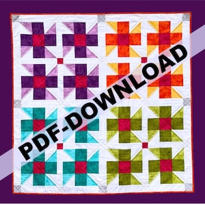 PDF SCARICA Ballyhoo un modello Fat Quarter di Rachelle fatto a mano per Villa Rosa Designs 45 pollici x 45 pollici