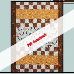 DOWNLOAD PDF - Gingersnap a Half Yard Pattern di Villa Rosa Designs Solo modello 45x61