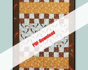Gingersnap a Half Yard Pattern by Villa Rosa Designs 45x61 Pattern Only PDF DOWNLOAD