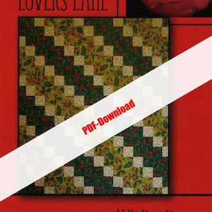 Téléchargement PDF** - Lovers Lane - par Villa Rosa Designs MOTIF 48 x 54 uniquement