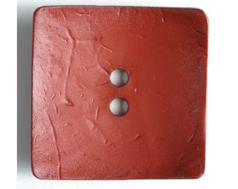 Red Square Button 60mm Large Button Sewing Button Coat Button Statement Button