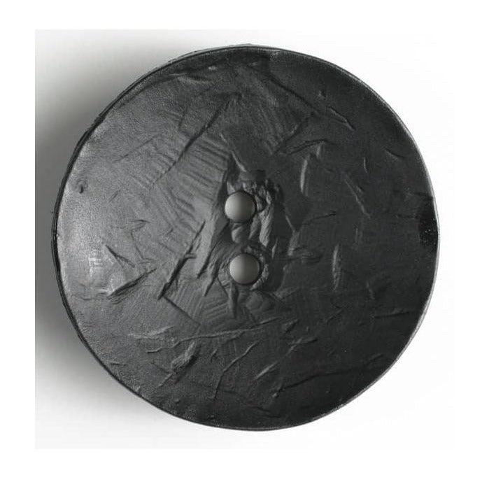 Black Textured Button 45mm Large Button Sewing Button Coat Button Craft ...