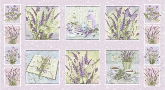 Custom printed panels available at - Lavender Quilting Farm