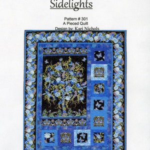 Sidelights by Kari Nichols for Mountainpeak Creations Pattern Only Panel Pattern