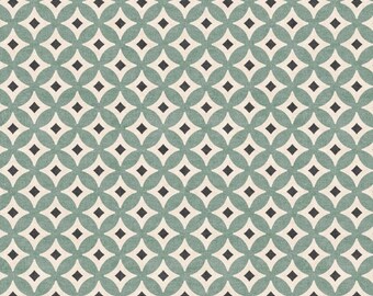 Stof Fabrics Savana Split Diamonds on Rust 44 wide 100/% Cotton Fabric