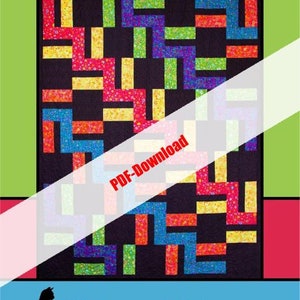 Trecce francesi di mezzo metro - Modello Scrappy di Melissa Milligan per Villa Rosa Designs 67x85 SOLO MODELLO PDF