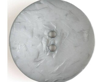 Gray Round Button 45mm Large Button Sewing Button Coat Button Craft Button