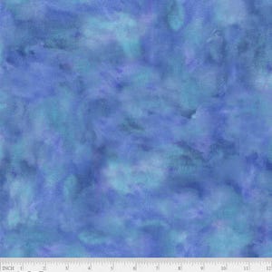 Color Stories Blue Watercolor Marble by P&B Textiles 05226-B