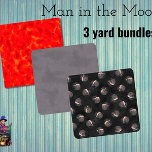 Man in the Moon Fabric Bundle: 3-Yard Quilt Fabrics