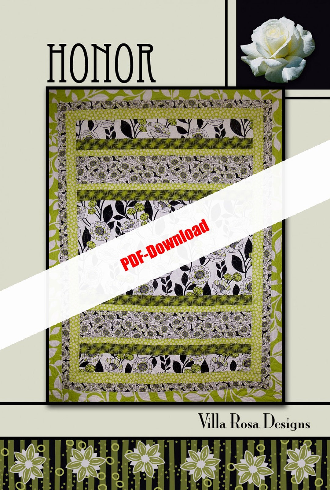 Honor a Villa Rosa Designs 57x76 Pattern Only PDF DOWNLOAD - Etsy