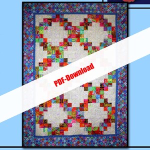 SCARICA PDF Modello Lexington A Jelly Roll di Pat Fryer per Villa Rosa Designs 54x74 **Solo modello**