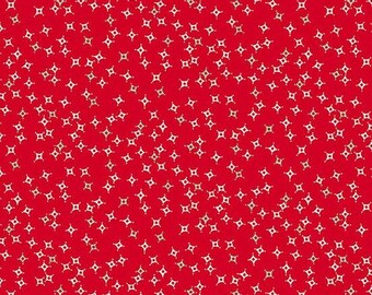 Sugarberry Night Sky Red by Andover Fabrics A-1470-R