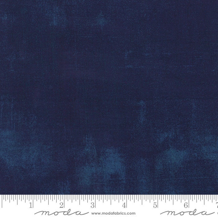 Moda Basic Grey Grunge Navy 30150225 44inch Wide Cotton Fabric Yardage
