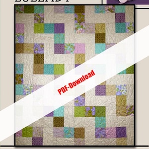 SCARICA PDF Lullaby - Villa Rosa Designs 54in x 63in un modello Charm Pack