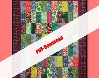 Festivity - Villa Rosa Designs 65in x 82in Layer Cake Pattern PDF DOWNLOAD