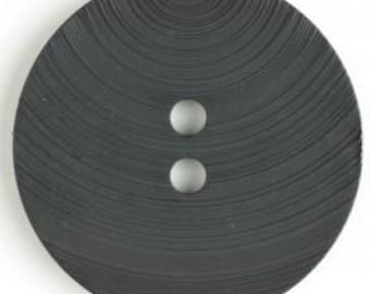 Large Round Statement Button Black 54mm Textured Sewing Button Coat Button Purse Closure Bag Making