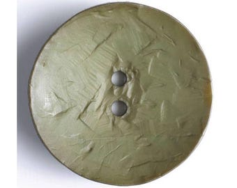 Olive Green Round Button 45mm Large Button Sewing Button Coat Button Craft Button