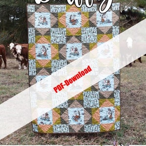 SCARICA PDF Duffy - Trapunte Running Doe per Villa Rosa Designs 36in x 48in a Half Yard Pattern