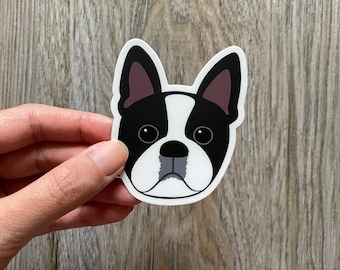 Boston Terrier Vinyl Sticker