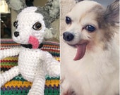 Custom Crochet Plush Memorial Pet Stuffed Cat or Dog Personalized Gift