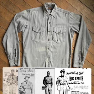 【売り切り御免！】 1950年代のヴィンテージシャンブレーシャツ - Etsy 日本 トップス