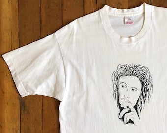 vintage 1990s Bob Marley 50th birthday t-shirt